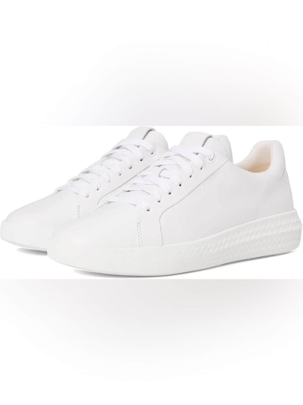 Cole Haan GRAND Hurrion Cup LTT White Lace Up Sneakers C42239 Men’s US 8.5